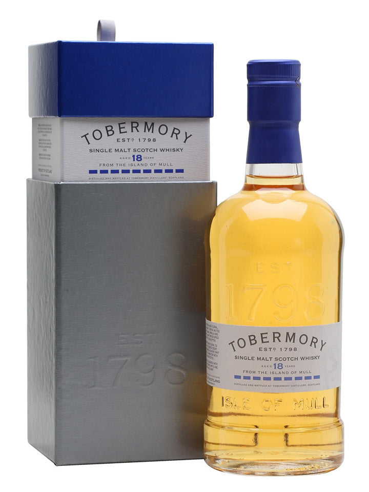 Tobermory 18 Year Old Single Malt Scotch Whisky 700mL