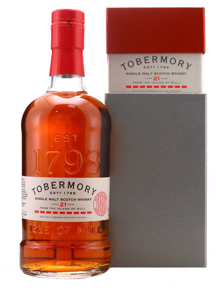 Tobermory 21 Year Old Oloroso Sherry Finish Single Malt Scotch Whisky 700mL
