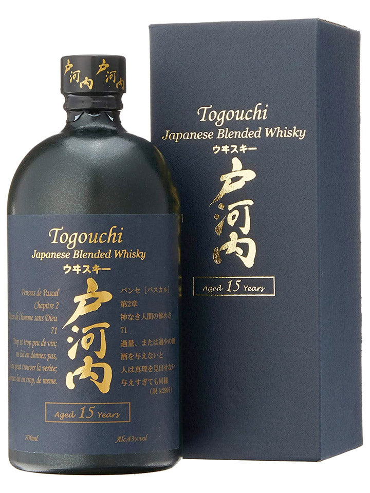 Togouchi 15 Year Old Japanese Blended Whisky 700mL