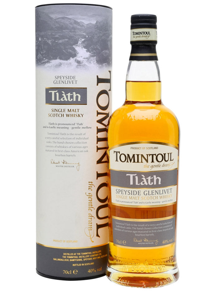 Tomintoul Tlath Speyside Single Malt Scotch Whisky 700mL