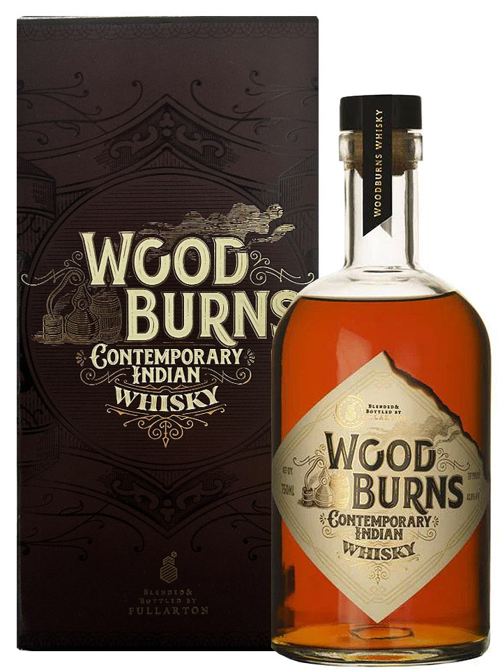 Woodburns Contemporary Peated Blended Indian Whisky 750mL