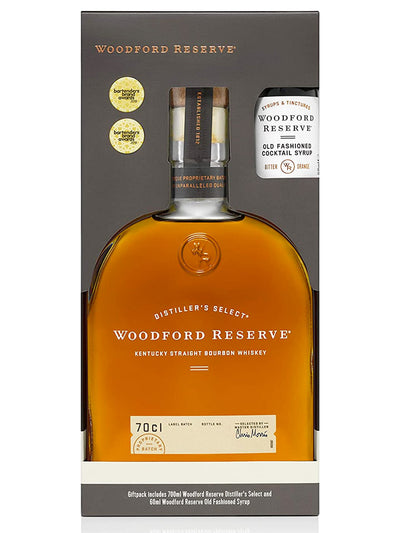 Woodford Reserve Old Fashioned Gift Set Kentucky Straight Bourbon Whiskey 700mL