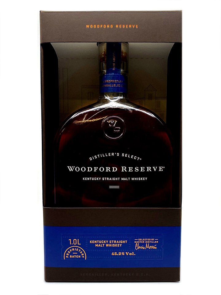 Woodford Reserve Distillers Select With Gift Box Kentucky Straight Malt Whiskey 1L