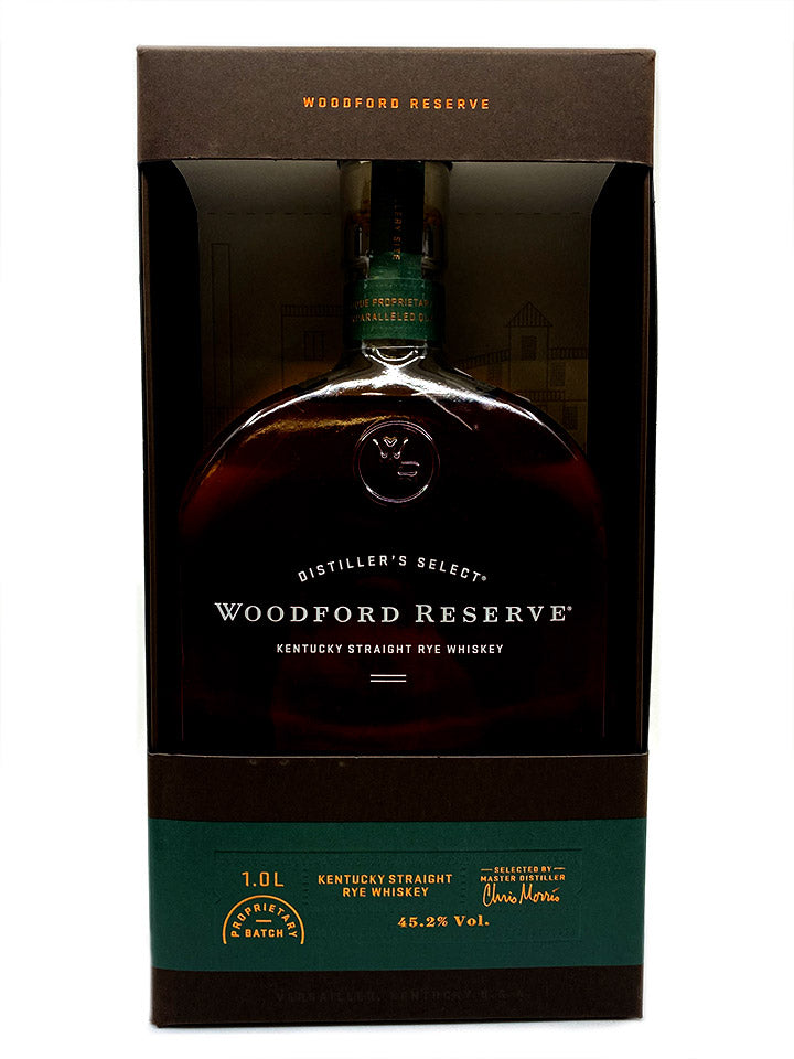 Woodford Reserve Kentucky Straight Rye Whiskey With Gift Box 1L