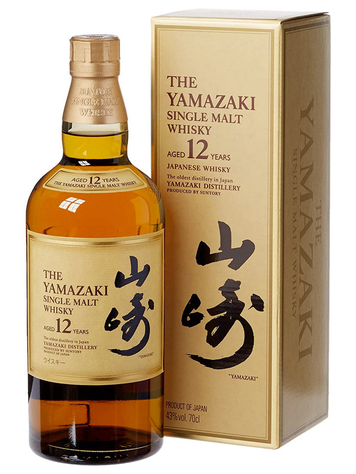 Yamazaki 12 Year Old Single Malt Japanese Whisky (Old Box) 700mL
